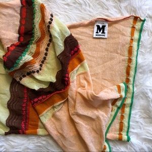 M MISSONI Abstract Striped Spring Scarf